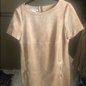 Suede dress